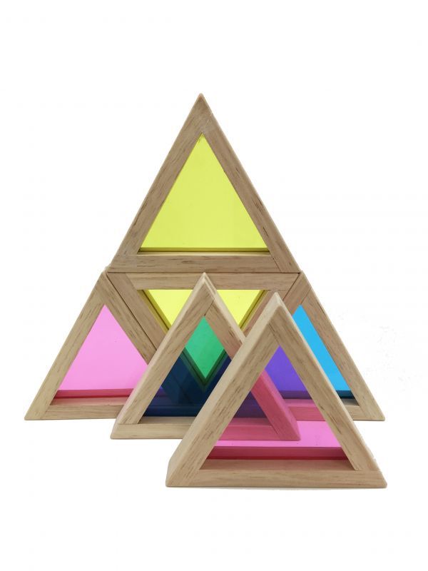アクリル三角つみき（2〜5才）